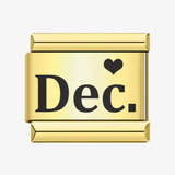 Charm Dezembro dourado