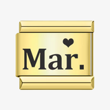 Charm Março dourado