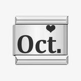 Charm Outubro prata