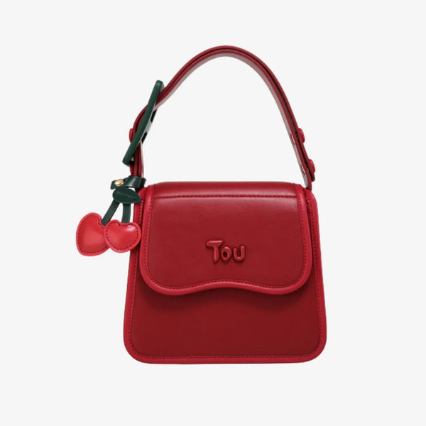 Bolsa Crossbody TOUTOU Cherry vermelha MILAYD