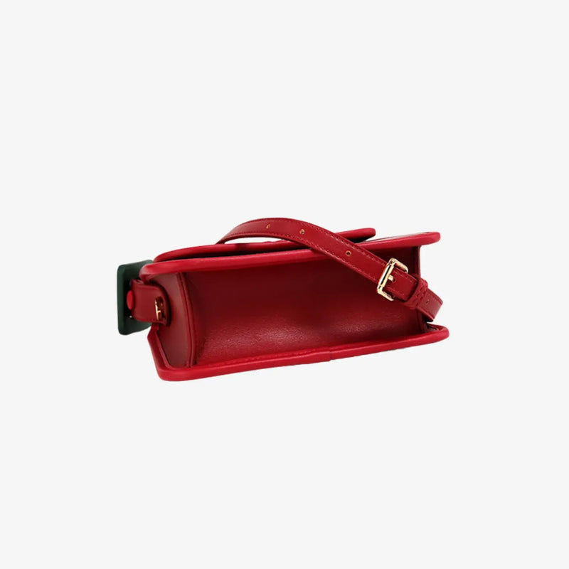 Bolsa Crossbody TOUTOU Cherry vermelha MILAYD