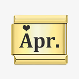 Charm Abril dourado