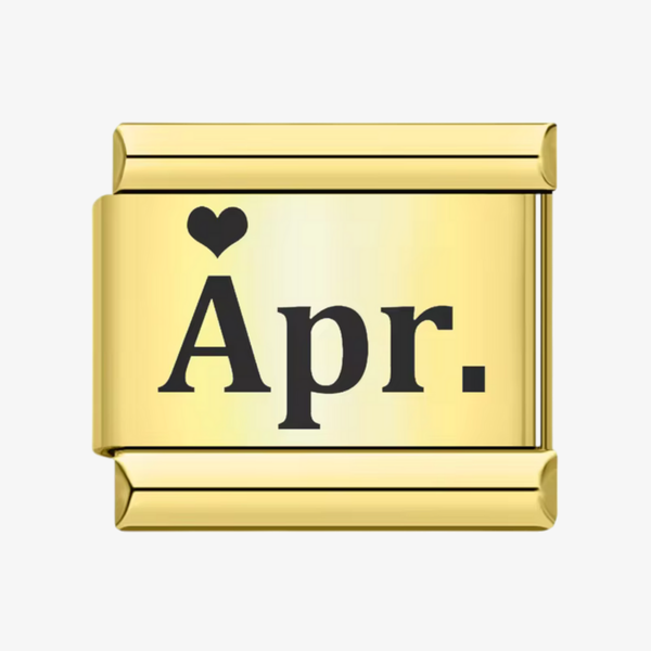 Charm Abril dourado