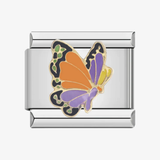 Charm Borboleta prata