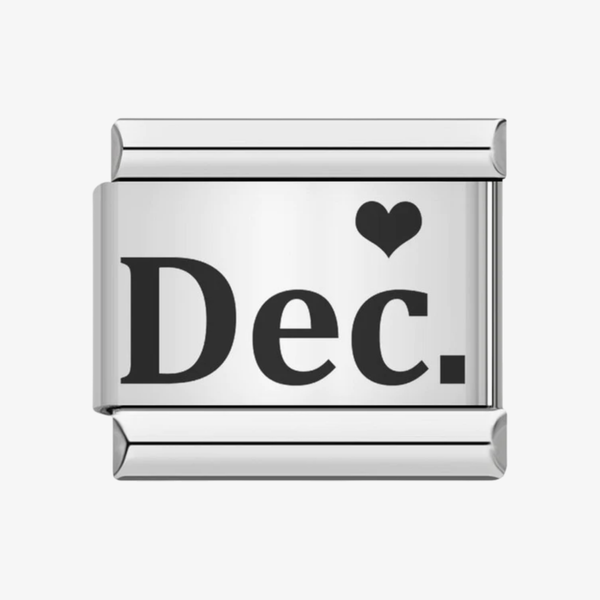 Charm Dezembro prata