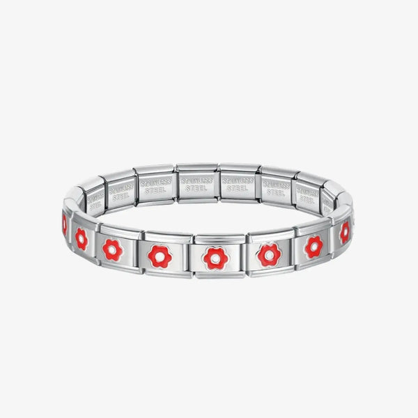 Charm Italiana Floral vermelha
