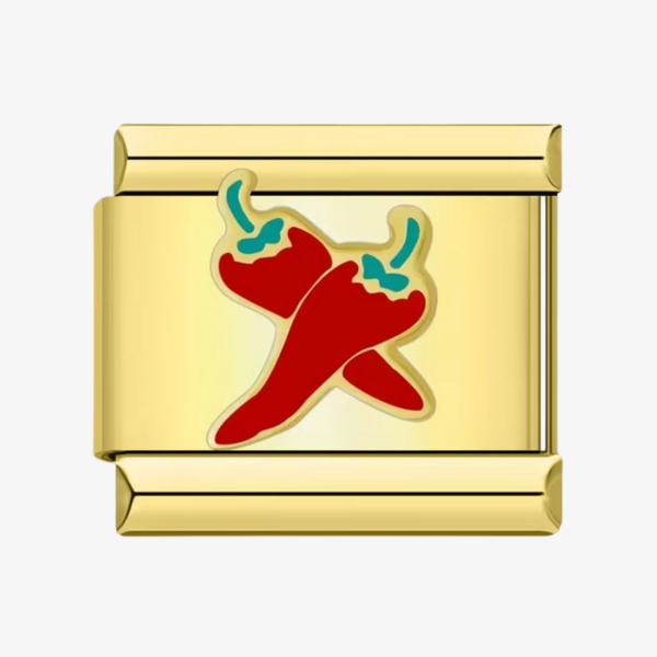 Charm Pimentas dourado