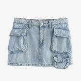 Saia Mini Cargo Denim MILAYD