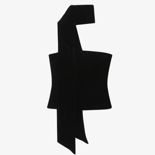Top de Veludo preto MILAYD